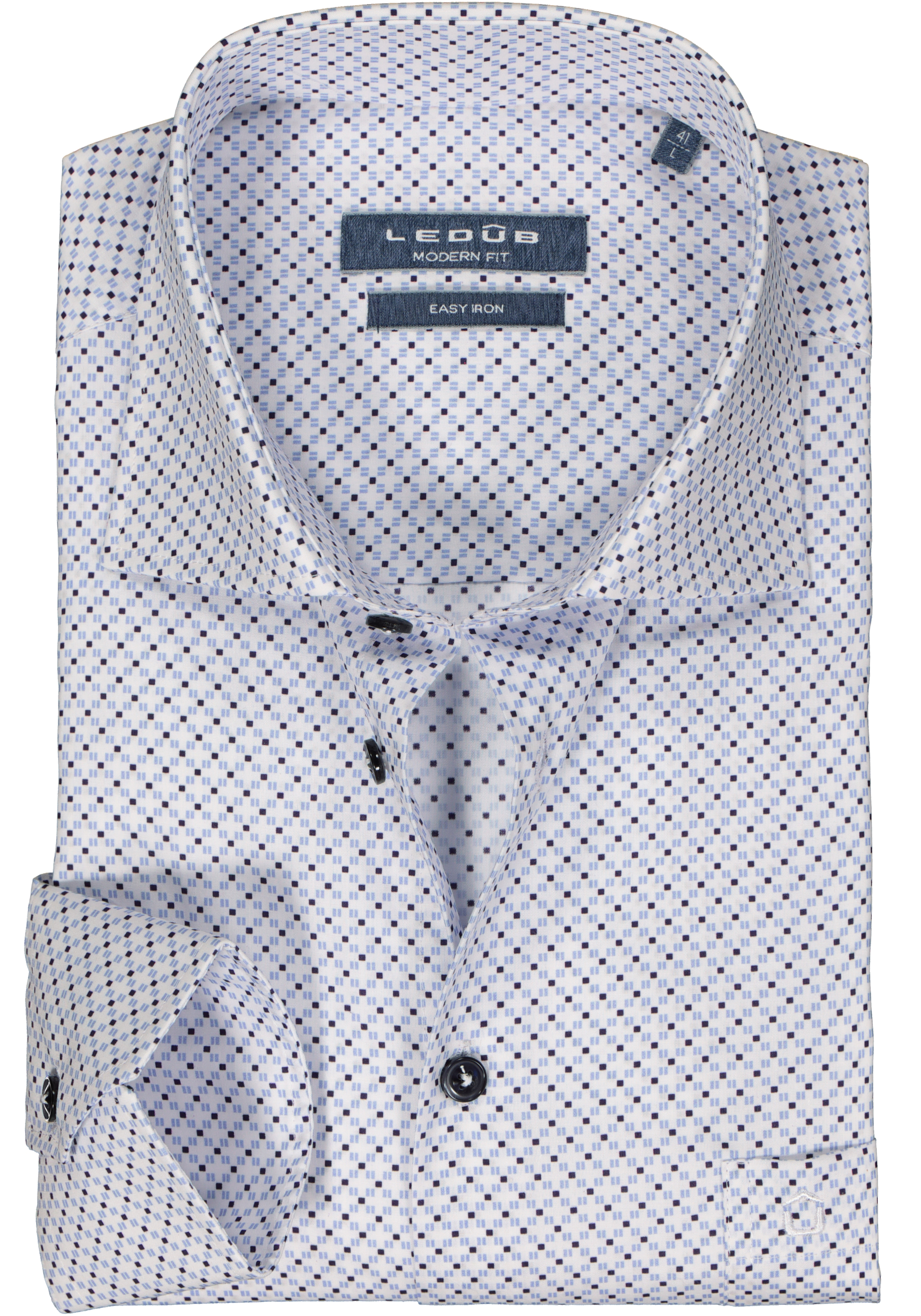 OLYMP Luxor Extra Lange Mouwen Overhemd Modern Fit Wit 030069-00