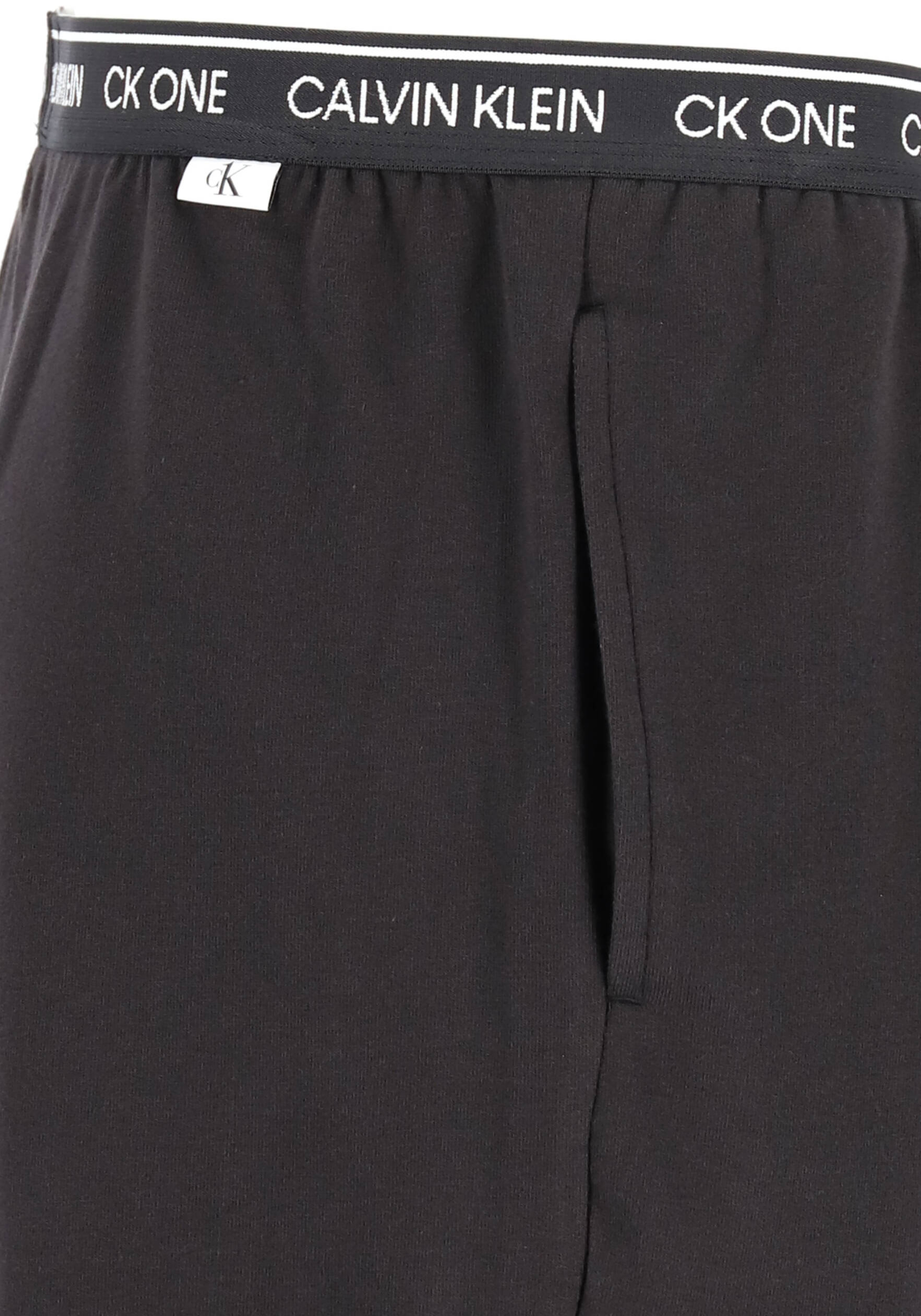 Calvin Klein CK ONE Lounge short, heren lounge joggingbroek kort, middeldik, zwart