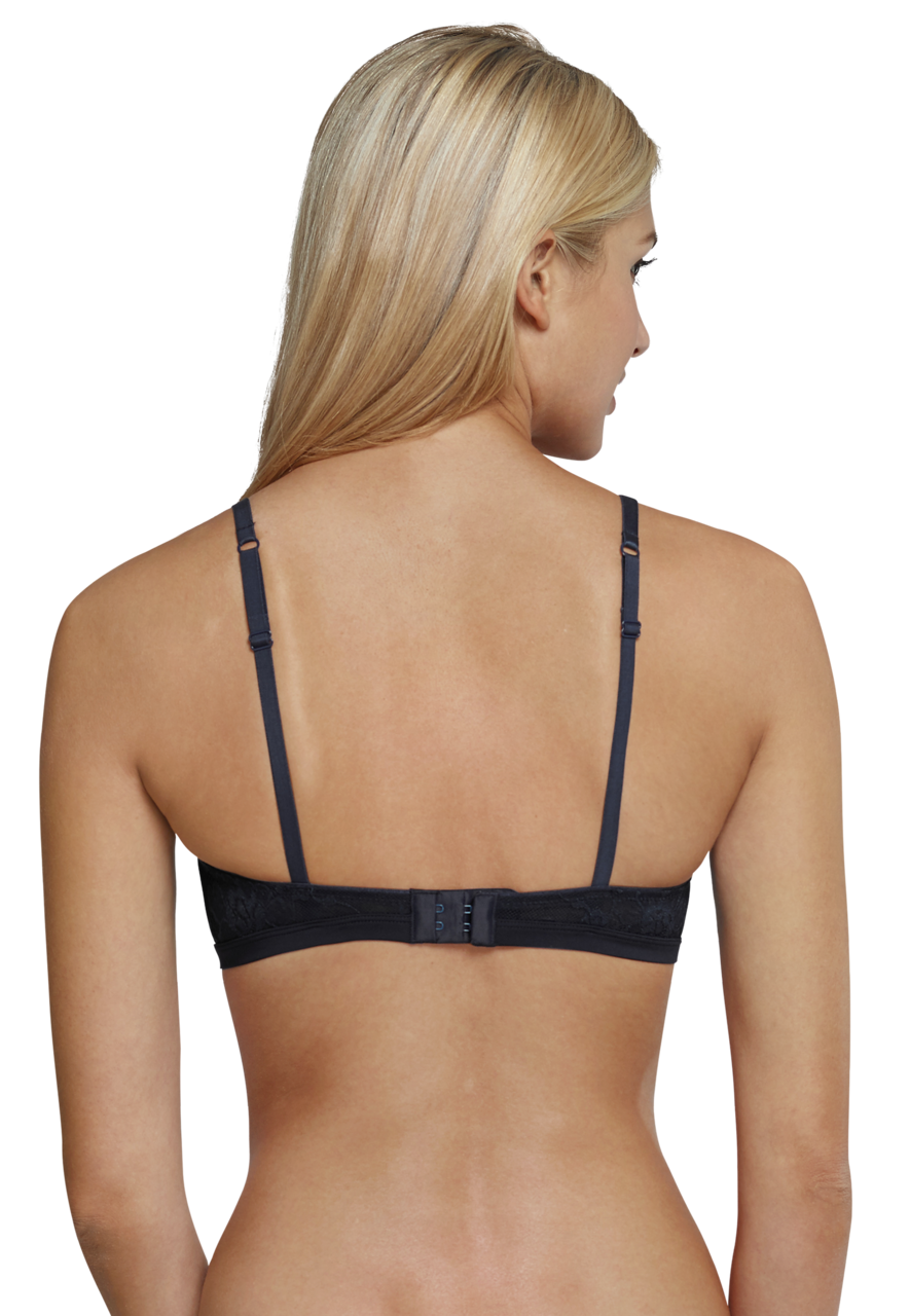 SCHIESSER Pure Lace bh (1-pack), dames softbra nachtblauw