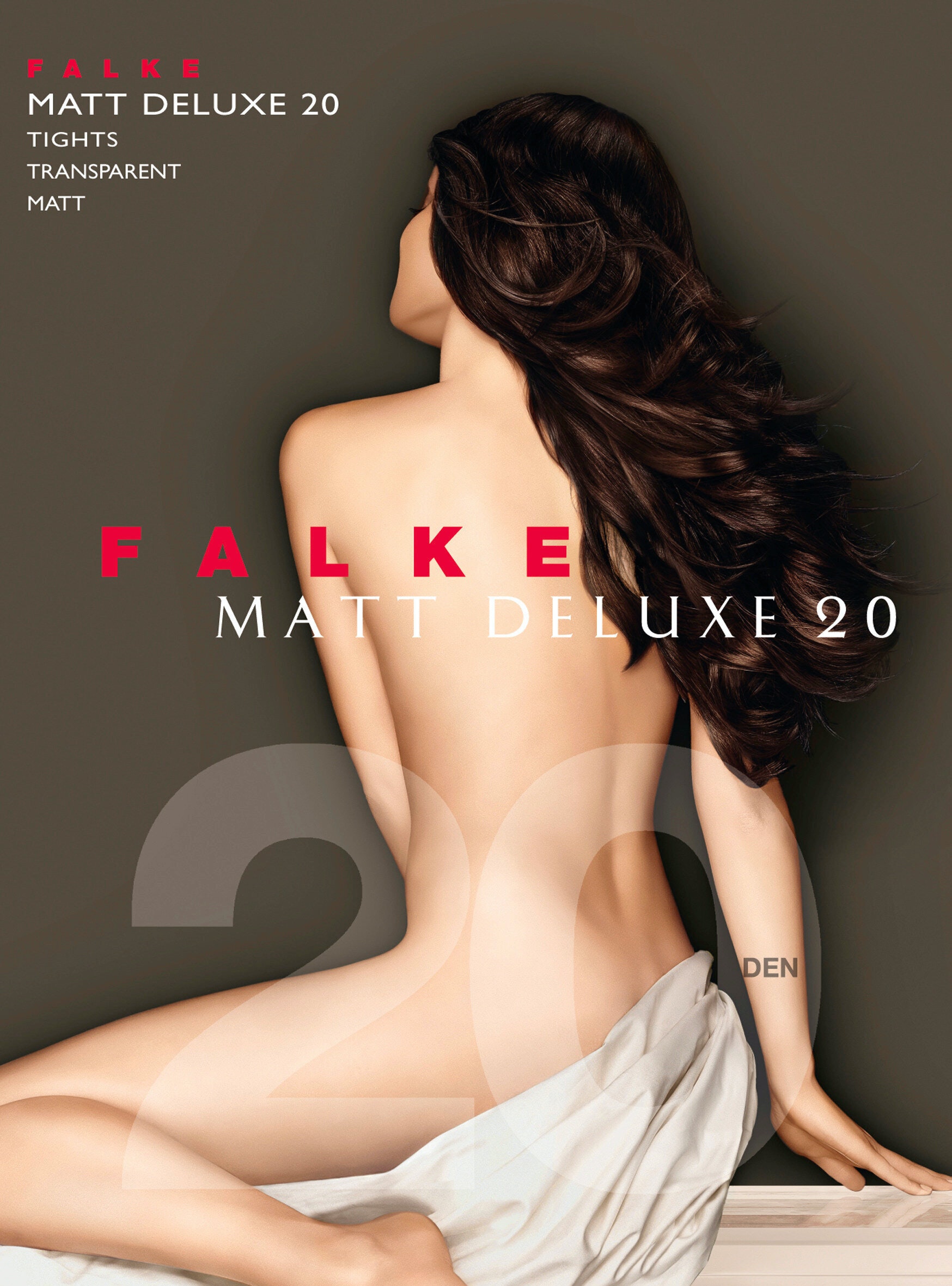 FALKE Matt Deluxe 20 DEN dames panty, powder