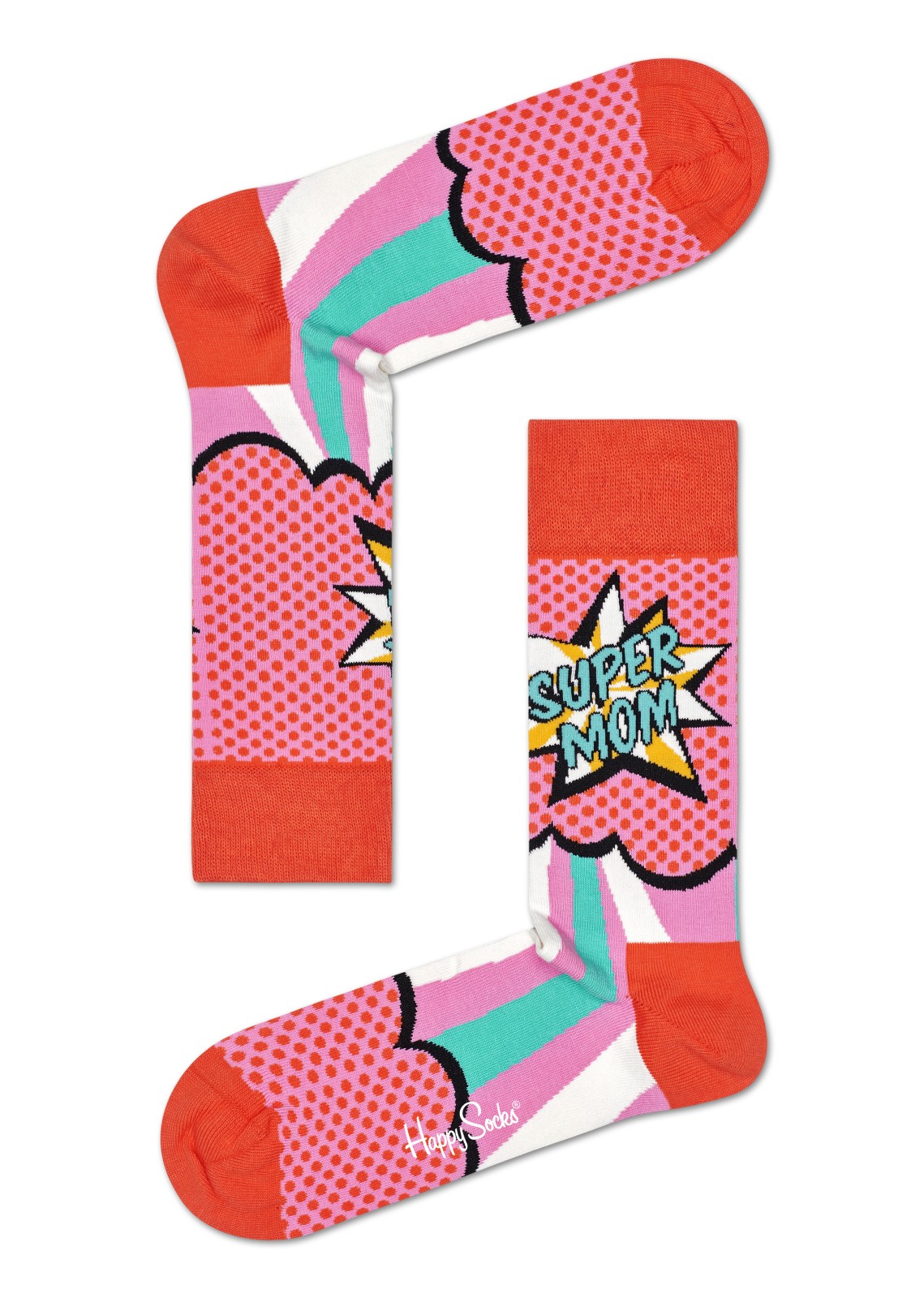 Happy Socks Super Mom Sock, unisex sokken