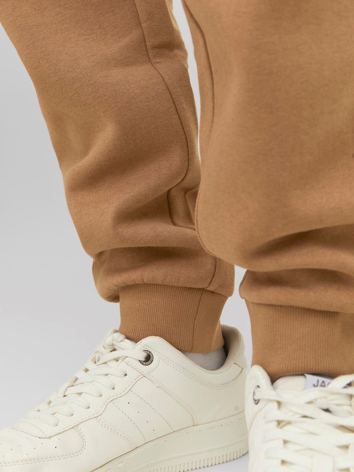 JACK & JONES Gordon Bradley Sweat Pant regular fit, heren joggingbroek, camel bruin
