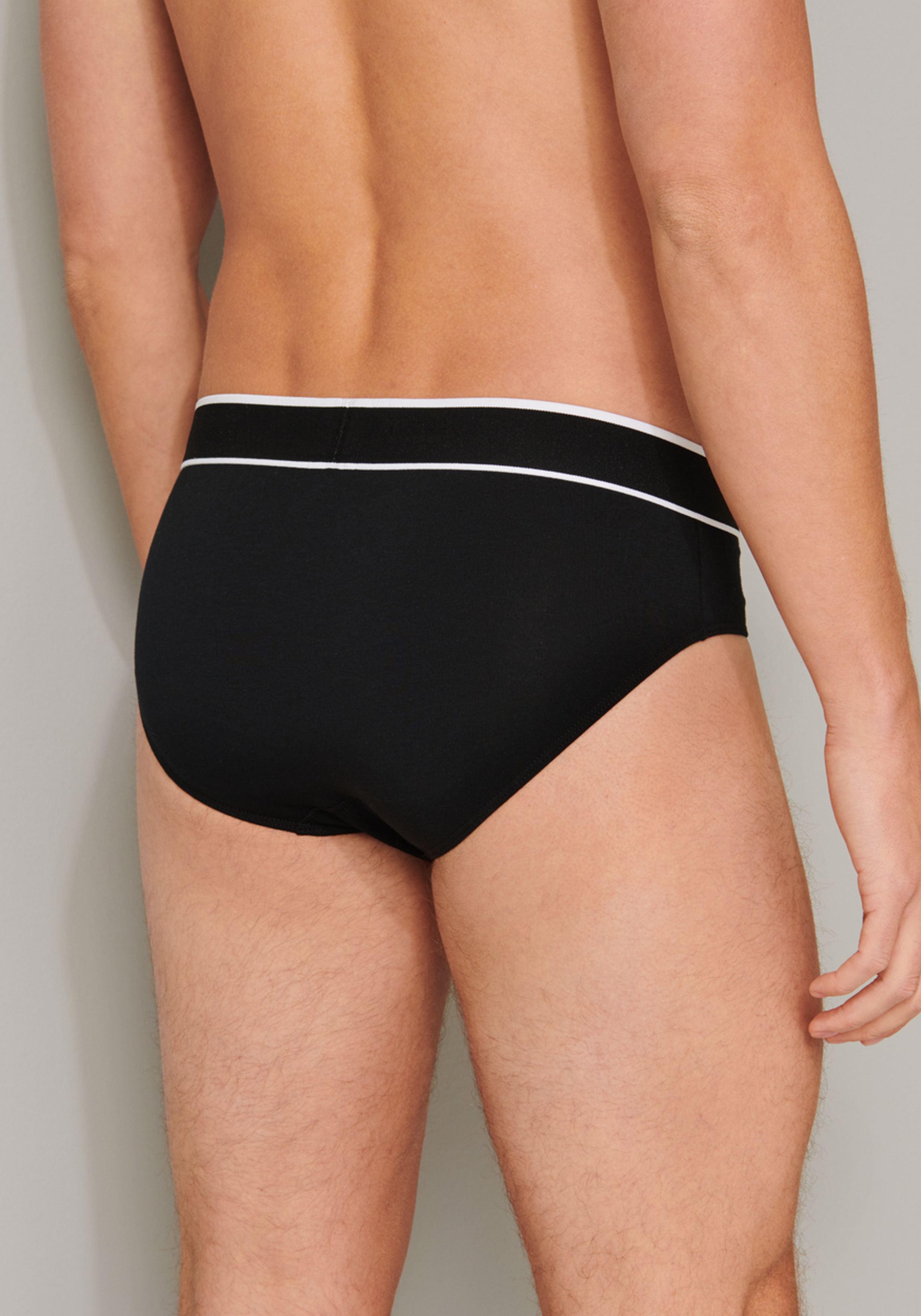 SCHIESSER 95/5 rio slips (3-pack), zwart