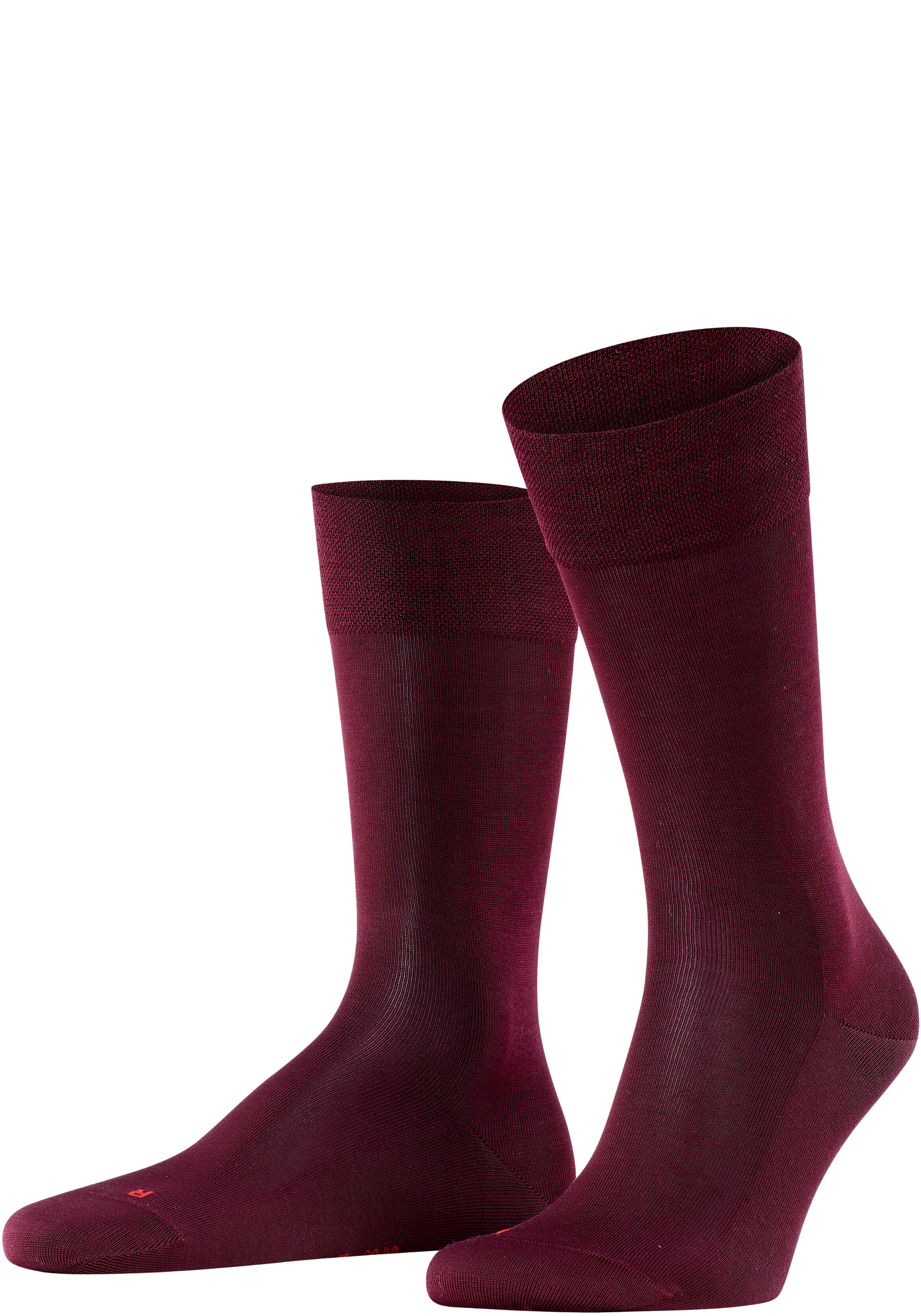FALKE Sensitive Malaga herensokken, donkerrood (barolo)