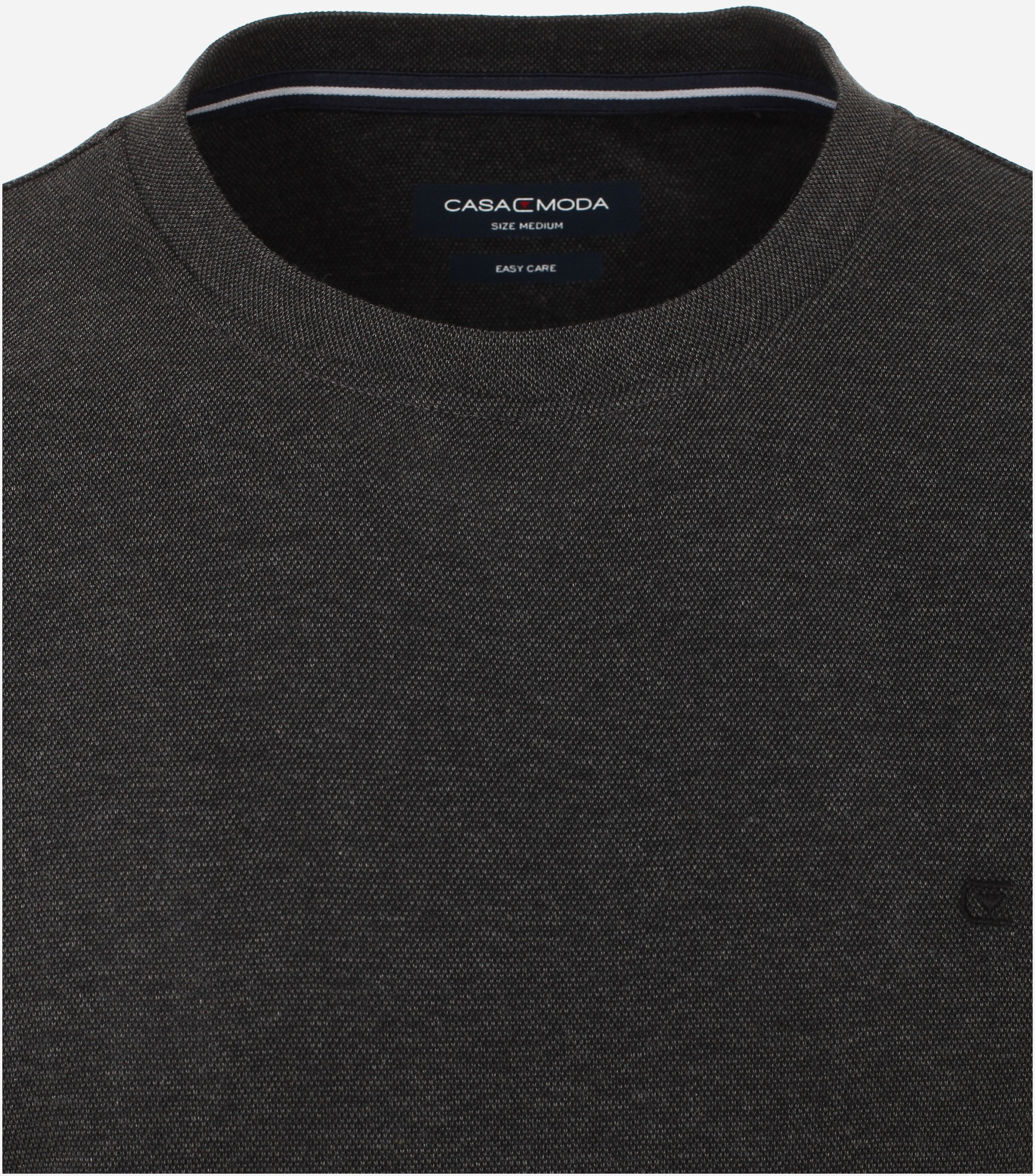 CASA MODA comfort fit T-shirt lange mouw, grijs