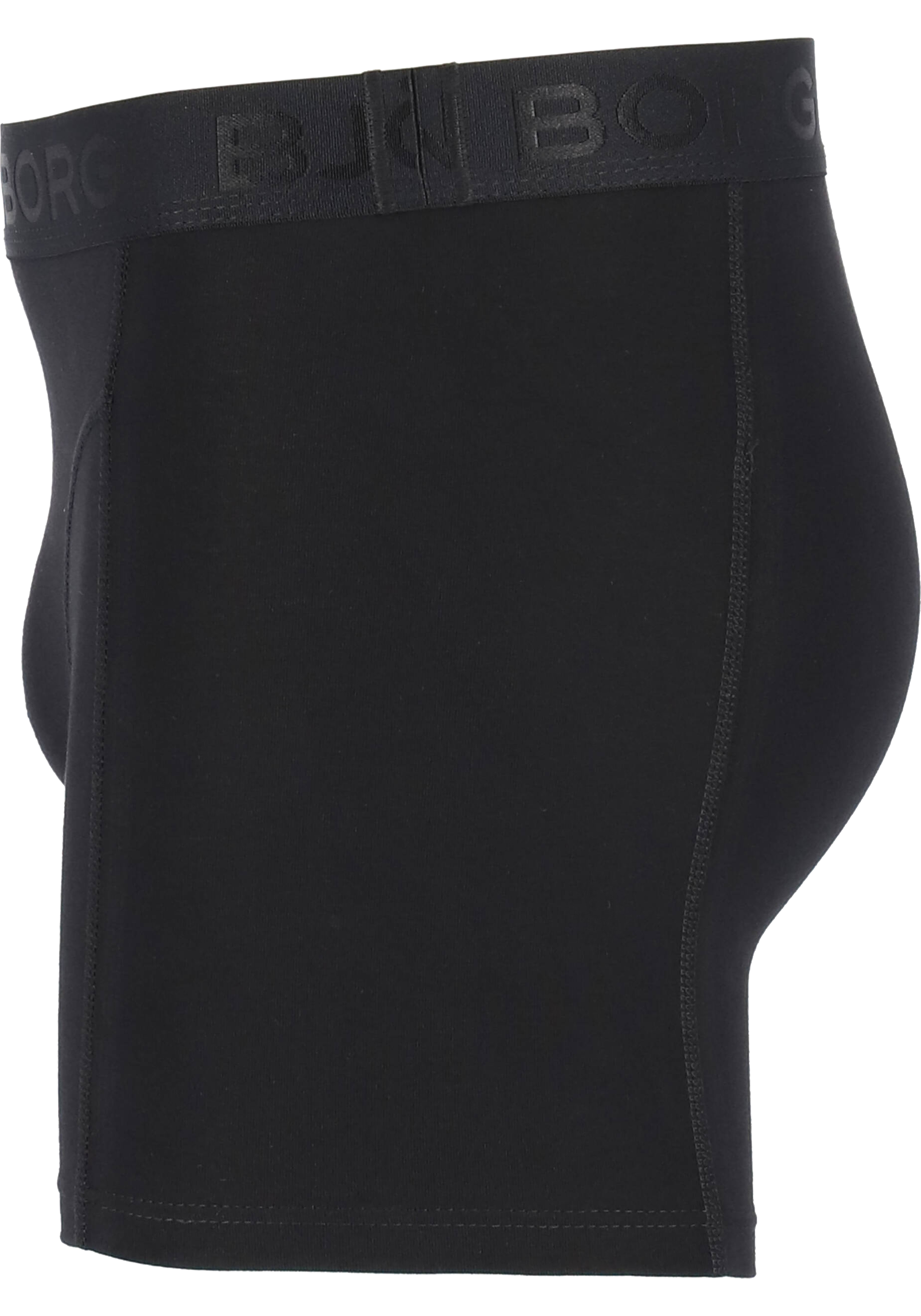 Bjorn Borg Cotton Stretch Shorts (2-pack), heren boxers normale lengte, zwart