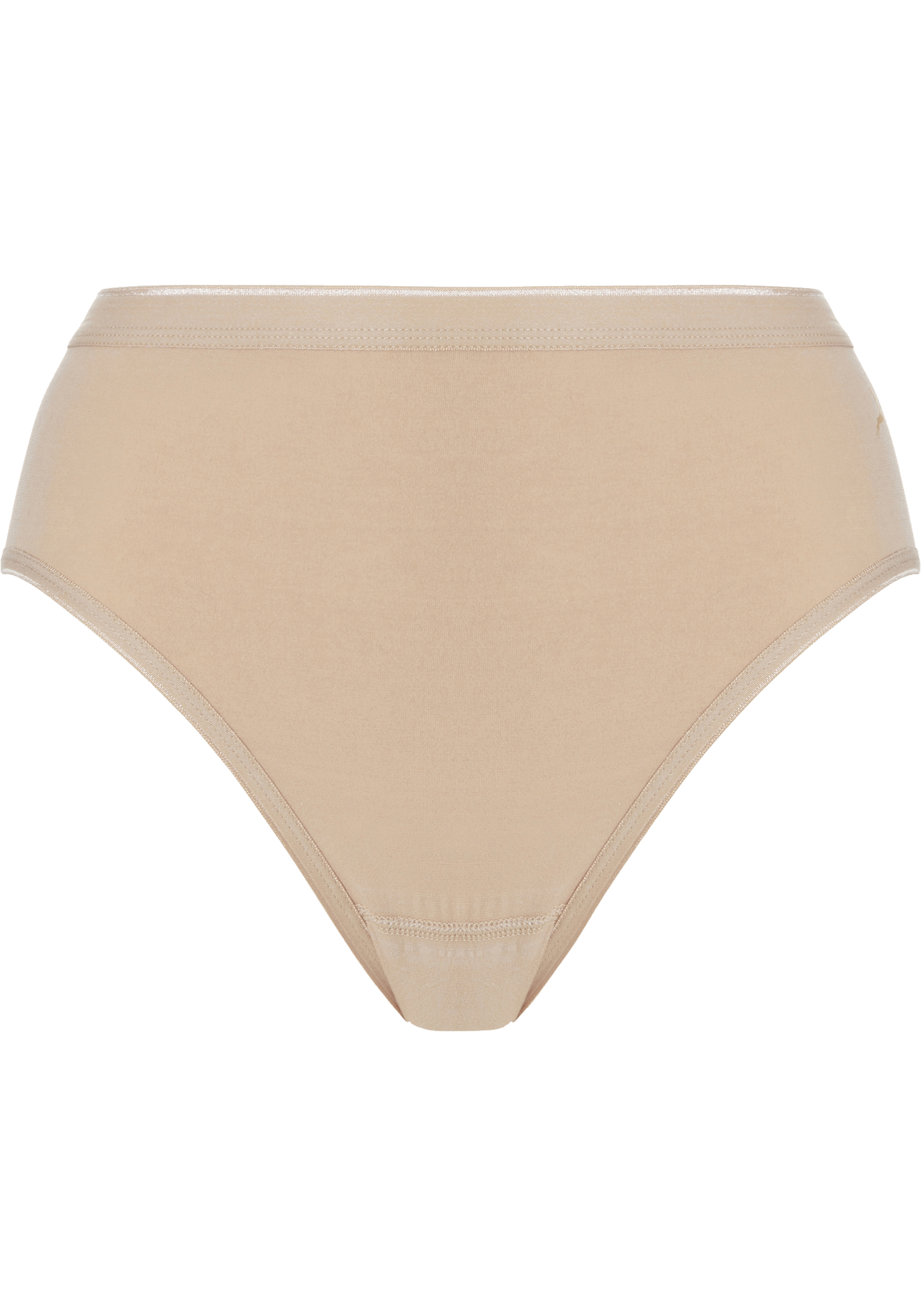 TEN CATE Basic women highleg (3-pack), dames slips middelhoge taille, huidskleur
