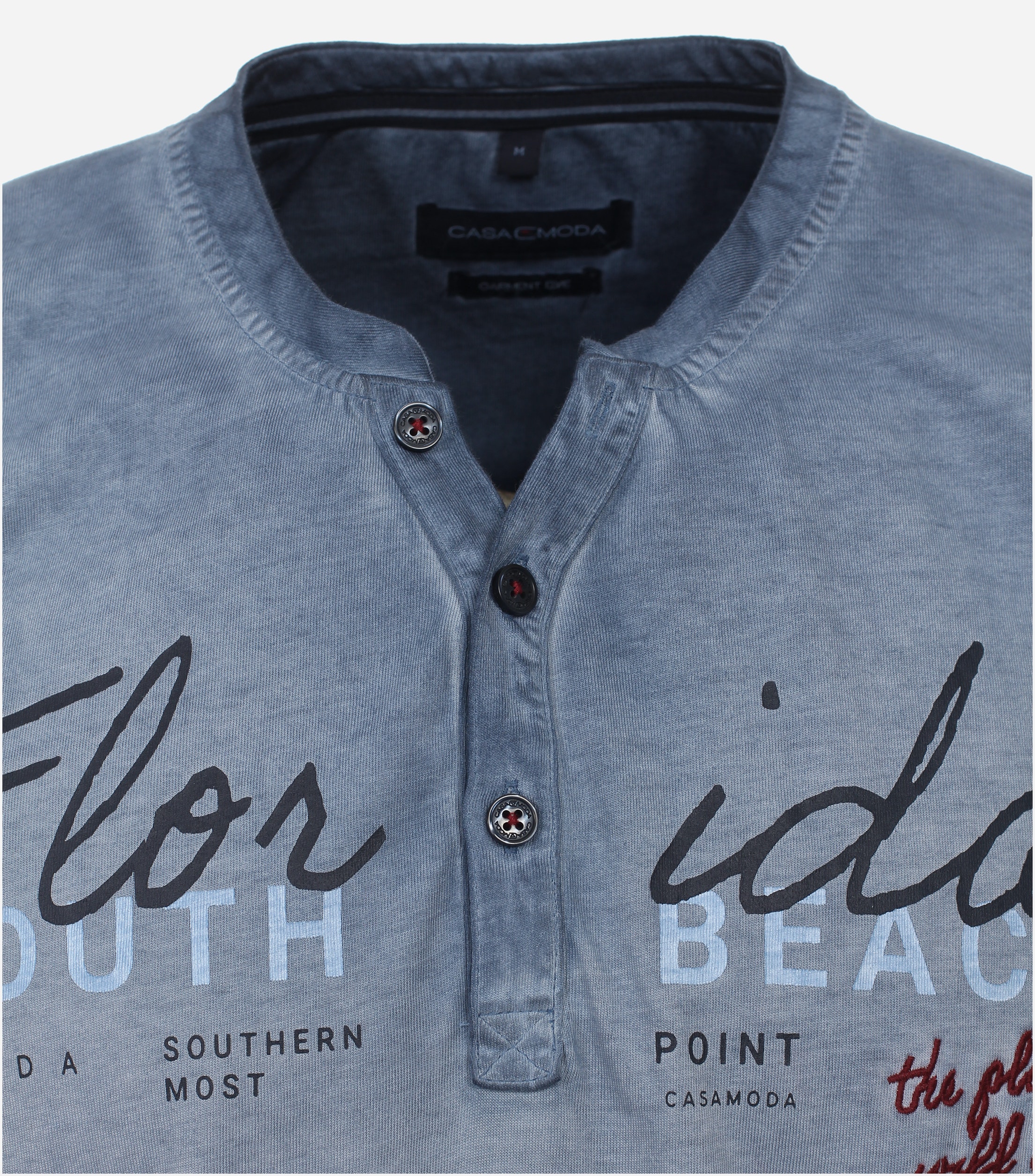 CASA MODA comfort fit heren T-shirt, blauw