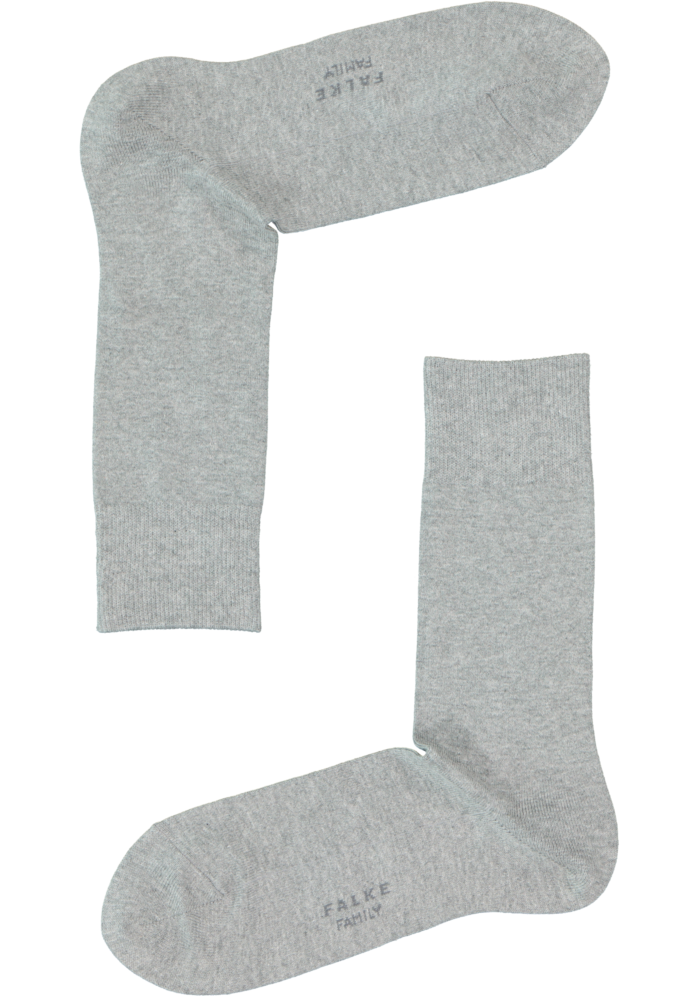 FALKE Family herensokken, lichtgrijs (light grey melange)