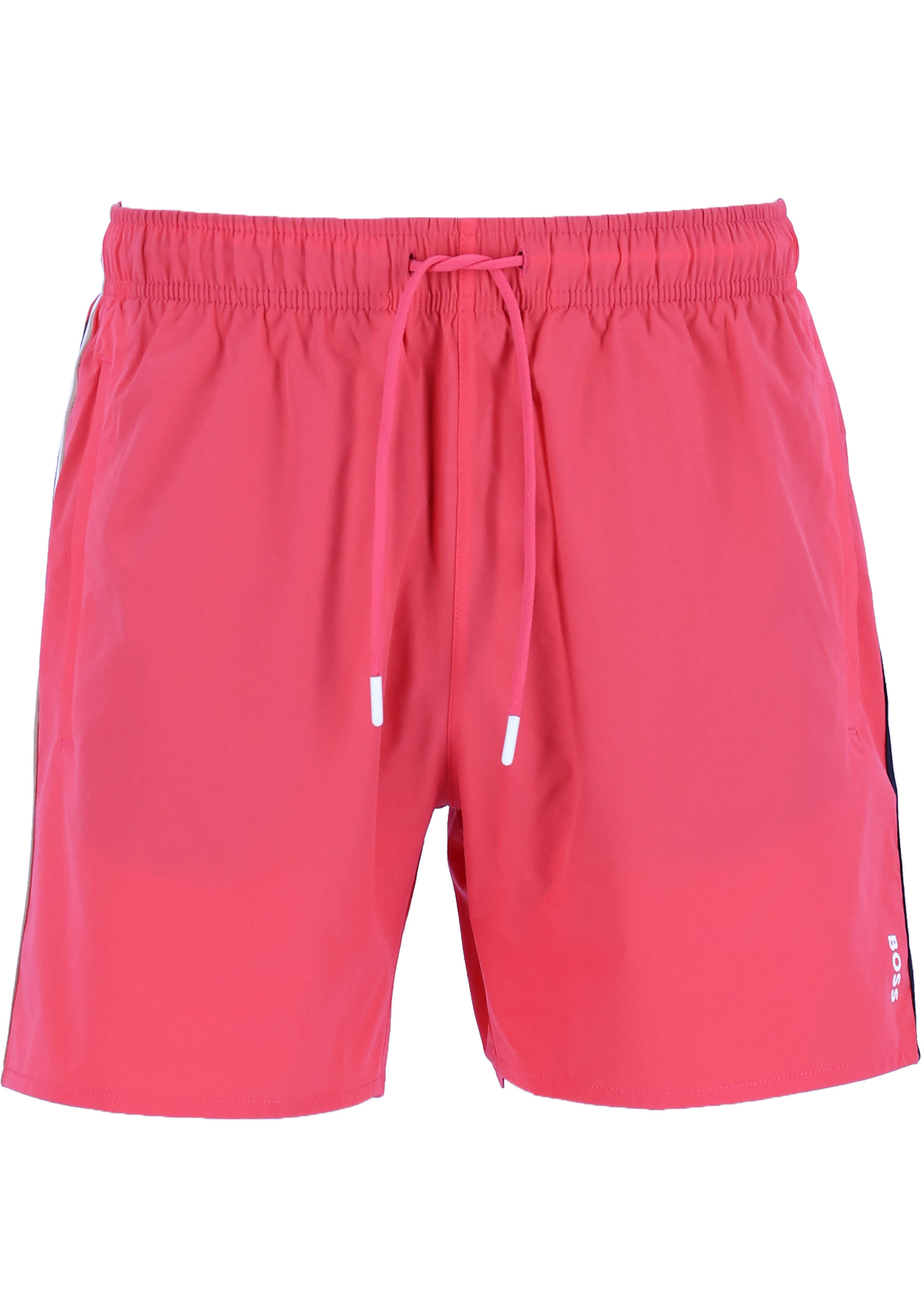 HUGO BOSS Iconic swim shorts, heren zwembroek, middenrood