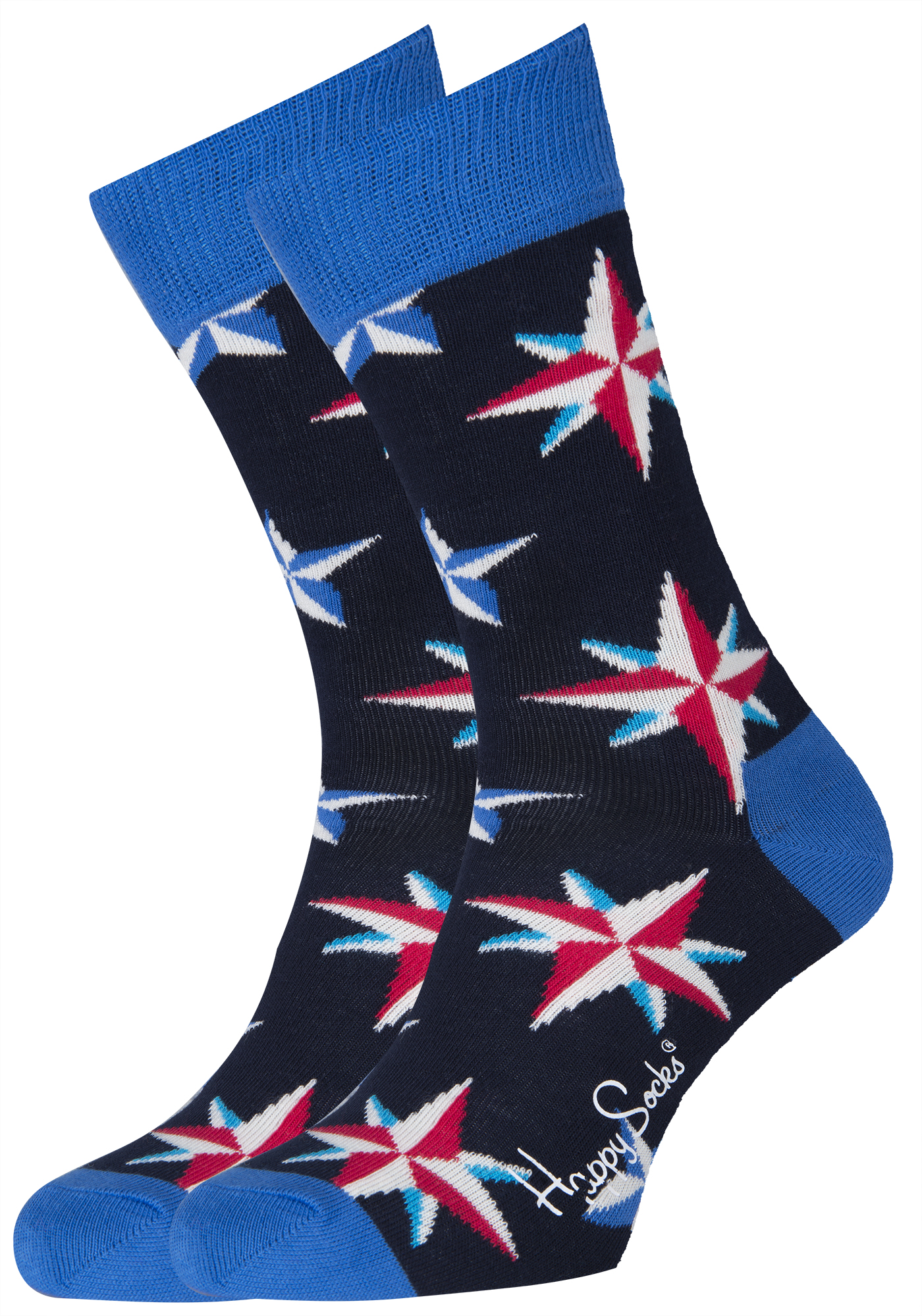 Happy Socks, Nautical Gift Box in rood-wit-blauw