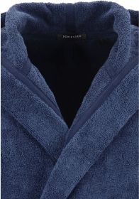 Schiesser Badjas met capuchon badstof 110 cm lengte
